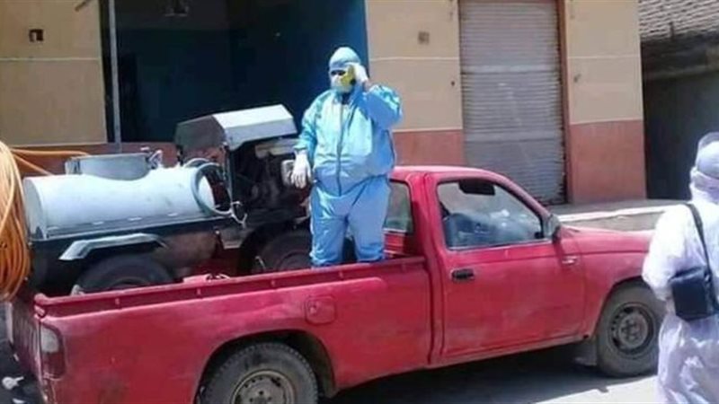 تعقيم 7 قرى بالشرقية