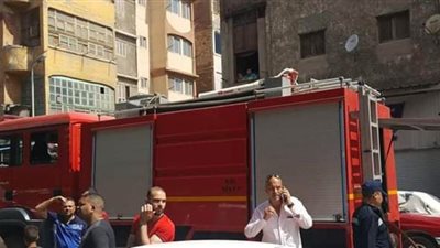 السيطرة على حريق بصيدلية في حي العرب ببورسعيد | صور