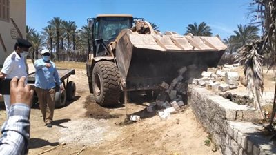 إزالة 21 حالة تعد على الأراضي الزراعية وأملاك الدولة في البحيرة | صور