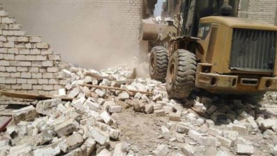 إزالة 43 حالة تعدي على أملاك الدولة بالمنيا