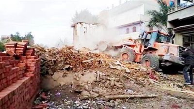 إزالة 273 بناء مخالفا و566 حالة تعد على الأراضي الزراعية في الشرقية