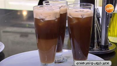 طريقة تحضير عصير الخروب والتمر الهندي | فيديو