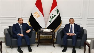 السيسي يهنئ رئيس الوزراء العراقي هاتفيا بمناسبة عيد الأضحى متمنيا للعراق وشعبها الشقيق كل الخير والازدهار