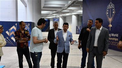 وزير الرياضة يتابع آخر الاستعدادات لاستضافة بطولة العالم للسلاح للرجال والسيدات