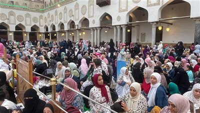 لبيك اللهم لبيك.. شعائر صلاة عيد الأضحى المبارك في رحاب الجامع الأزهر | فيديو 