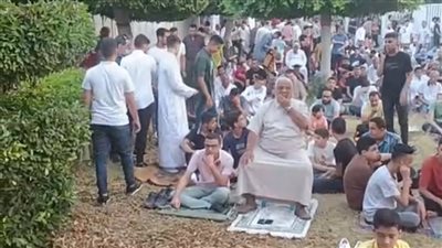 أهالي القليوبية يحرصون على اصطحاب أطفالهم لصلاة العيد | صور 