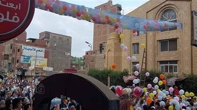 لبس جديد وبالونات.. فرحة الأطفال بأداء صلاة عيد الأضحى المبارك بالشرقية | صور