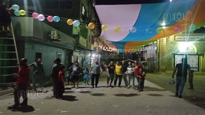 أهالي الشرقية يزينون مداخل القرى والمساجد استعدادا لأداء صلاة عيد الأضحى | صور