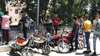 بالعجل والموتوسيكلات.. احتفالات المواطنين بعيد الأضحى في القناطر الخيرية | فيديو وصور