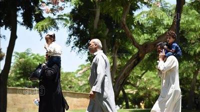 السند.. الآباء يرسمون الفرحة على وجوه أطفالهم في العيد | صور 