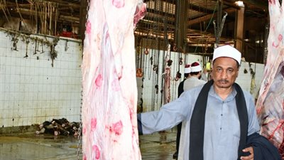 بدء ذبح أضاحي الأوقاف بمجزر البساتين | صور 