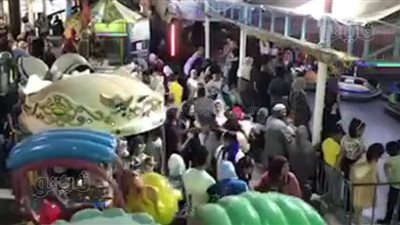 زحام شديد على ملاهي الحصري في ثاني أيام عيد الأضحى|فيديو