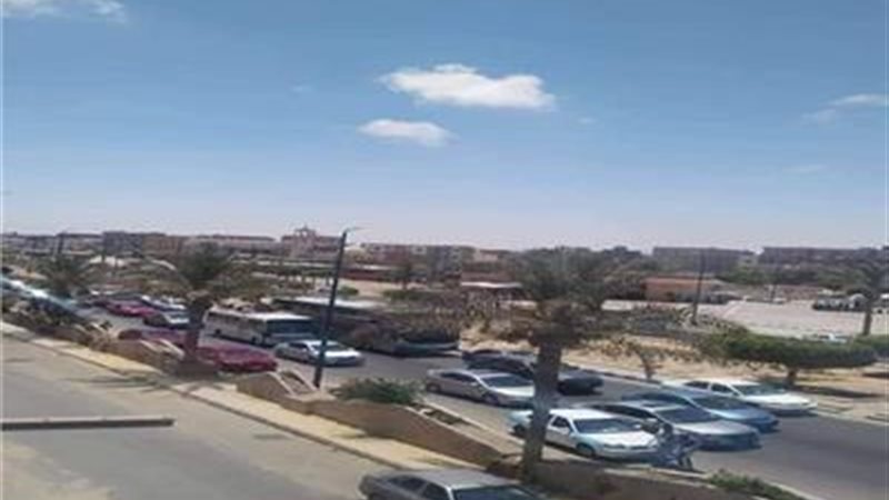 زحام السيارات على