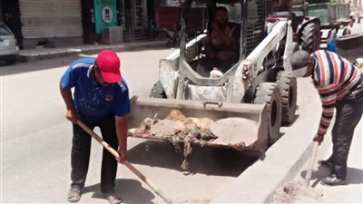رفع 330 طن قمامة وأتربة من شوارع وميادين المنصورة في إجازة عيد الأضحى