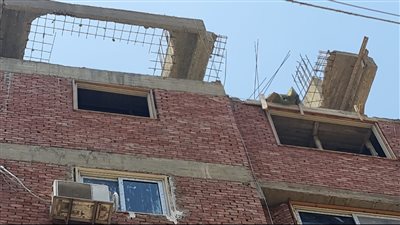 إزالة حالات بناء مخالف وتعد على الأراضي الزراعية بمنشأة القناطر | صور