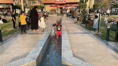 هربا من حرارة الطقس.. 