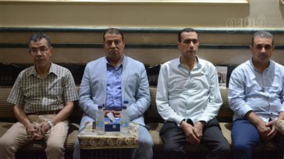 عصام كامل وأسرة فيتو يشاركون في عزاء عاطف فاروق أحد فرسان الملف القضائي l صور