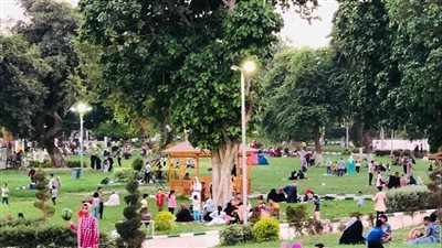 زحام بالقناطر الخيرية في رابع أيام العيد | صور 