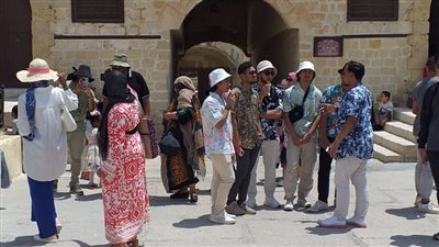 قلعة قايتباي بالإسكندرية تستقبل 8 آلاف من السائحين والمصريين خلال العيد