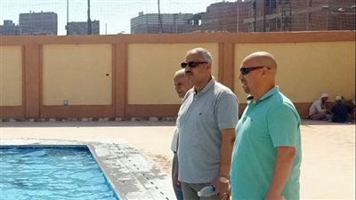 تسليم حمام سباحة ٢٣ يوليو بمركز شباب الخانكة