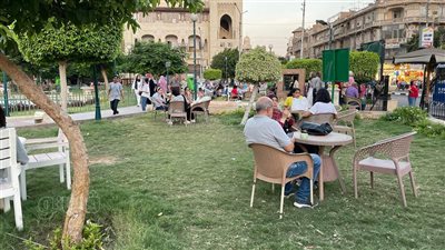 إقبال العائلات على حديقة غرناطة في رابع أيام عيد الأضحى| فيديو وصور