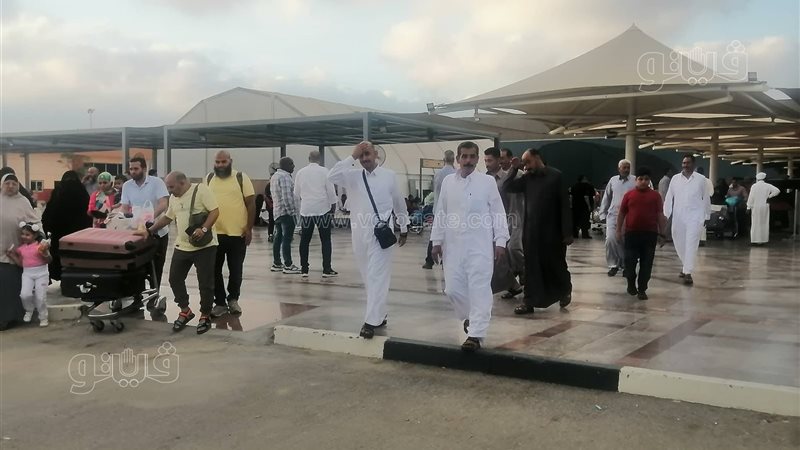 الحجاج في مطار القاهرة
