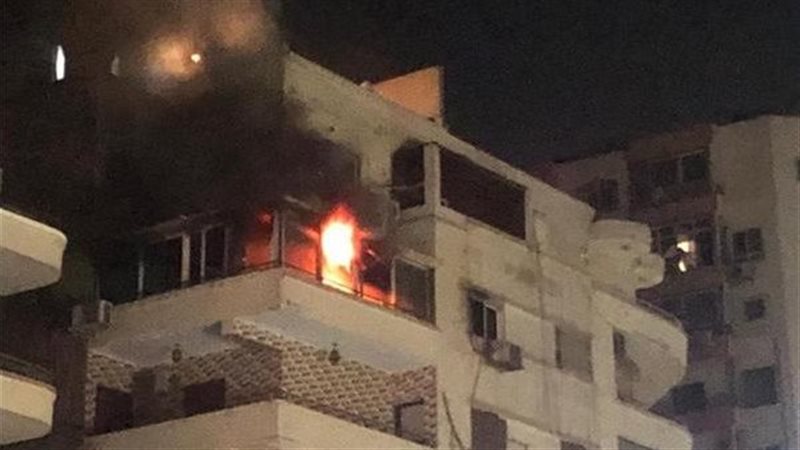 حريق شقة عين شمس