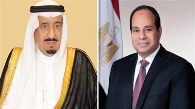 بسام راضي: الرئيس يتلقى اتصالًا هاتفيًا من الملك سلمان.. الاتصال تناول تبادل الرؤى ووجهات النظر بشأن بعض القضايا الإقليمية والدولية ذات الاهتمام المشترك فضلًا عن تبادل التهنئة بمناسبة عيد الأضحى