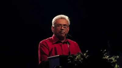 الرئيس السريلانكي يغادر المالديف متوجها إلى سنغافورة