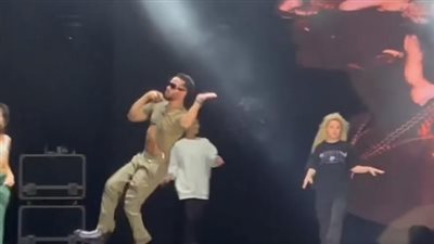 شاهد.. البروفة الأخيرة قبل انطلاق حفل محمد رمضان بتركيا الليلة