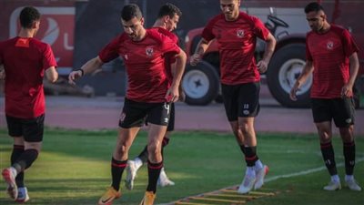 الأهلي في المران الختامي قبل مواجهة بيراميدز: 