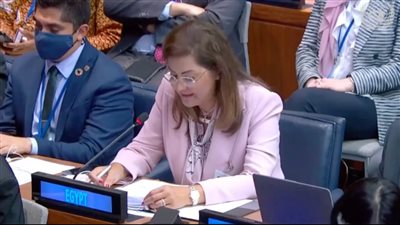 وزيرة التخطيط تستعرض مبادرة حياة كريمة ودورها في تحقيق أهداف التنمية المستدامة