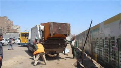 رفع  7270  طن مخلفات في حملة مكبرة بالجيزة| صور