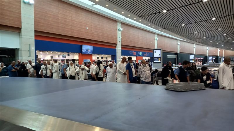 الحجاج في مطار القاهرة