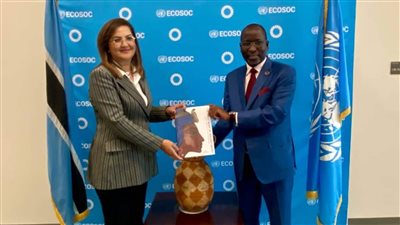 وزيرة التخطيط تلتقي رئيس المجلس الاقتصادي والاجتماعي للأمم المتحدة