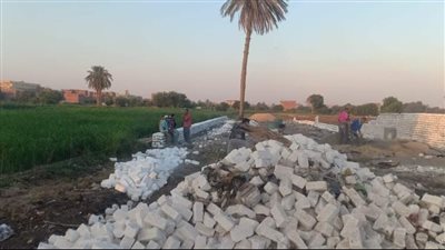 إزالة تعديات على أراضي زراعية في أوسيم | صور 