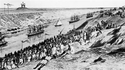 زي النهاردة.. بدء أعمال حفر قناة السويس بإشراف الفرنسي ديليسبس