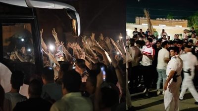 استقبال أسطوري للاعبي الزمالك بكفر الشيخ.. وهتاف هستيري لشيكابالا | فيديو