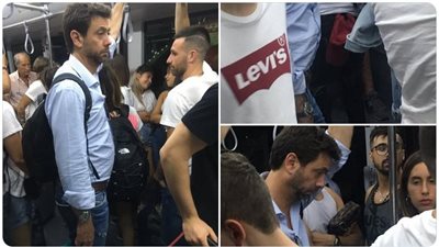 حقيقة صورة رئيس يوفنتوس داخل المترو