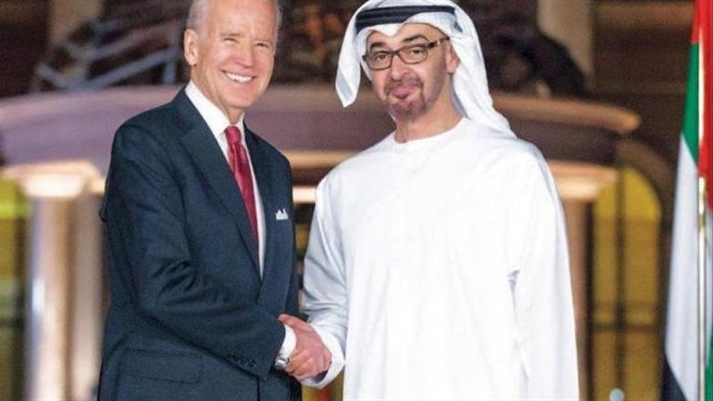 بايدن وبن زايد 