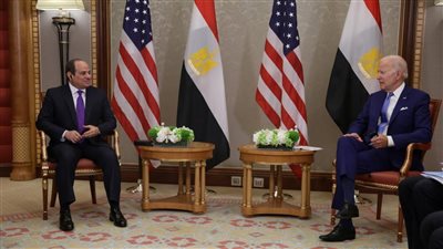 السيسي لبايدن: نحرص على تعزيز علاقات الشراكة المتميزة في السلام والاستقرار بالشرق الأوسط.. والتطلع لمزيد من التنسيق.. وموقفنا ثابت بتدعيم أركان الدول التي تمر بأزمات وتقوية مؤسساتها الوطنية