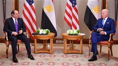  شاهد.. أول لقاء بين السيسي وبايدن وترحيب حار من ولي عهد السعودية برئيس مصر