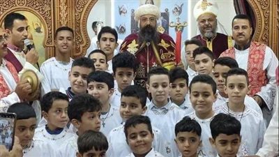 الأنبا زوسيما يترأس قداس عيد نياحة القديس أنبا بيشوي بالقبابات