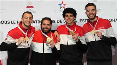 منتخب مصر للشباب يتوج بذهبية كأس العالم لسلاح السيف بتونس 