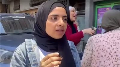 طالبات الثانوية العامة عن امتحان الجيولوجيا: به بعض النقاط الصعبة | فيديو 