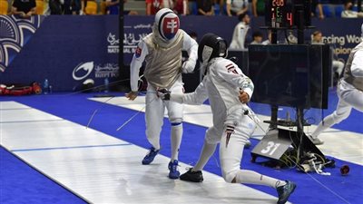 تأهل الثنائي محمد عصام ومحمد حسن للأدوار الإقصائية ببطولة العالم للسلاح