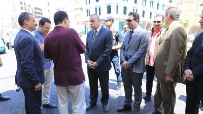 الفقي يتفقد أعمال رصف طريق سوهاج أخميم وتطوير نفق العروبة | صور 