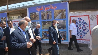 شعراوي وراشد يتفقدان أعمال تطوير محور المريوطية