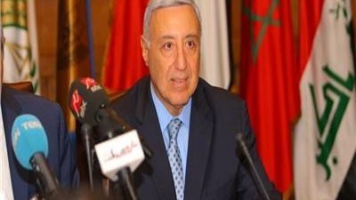 المستشار طارق شبل متحدثا باسم المحكمة الدستورية