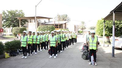 بدء التدريب الصيفي لطلاب مدرسة مياه الشرب ببني سويف
